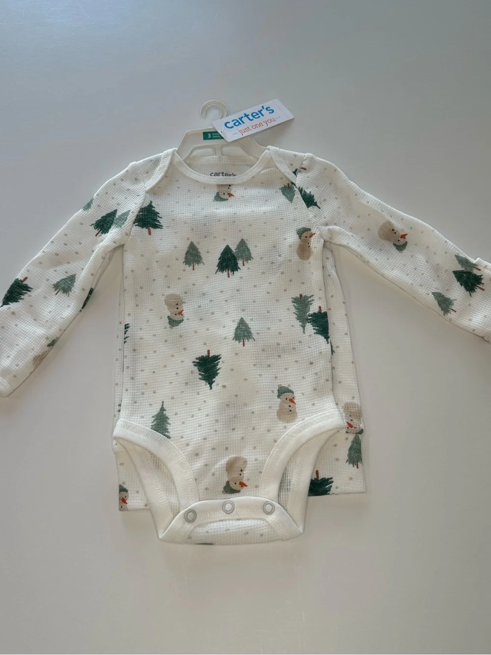 Carter's Christmas Bundle 2 Outfits and Fleece Pajamas Infant Baby Size 3 Months